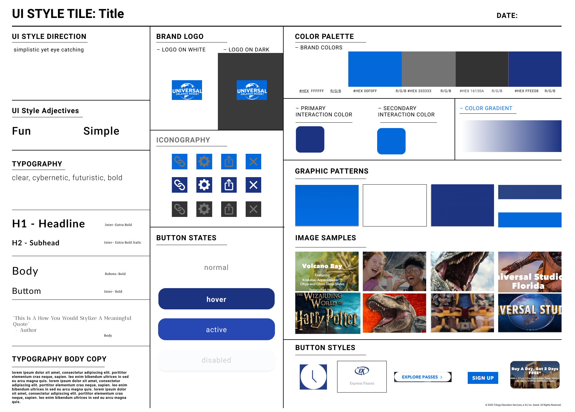 UI Style Guide